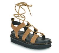 Dr. Martens Sandali Nartilla Savannah Tan Tumbled Nubuck in Beige 42