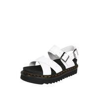 Dr. Martens Cross Strap Sandal, Sandali Donna, Bianco(White), 40 EU