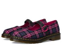 Dr. Martens Scarpe basse da donna Elphie Mj Mary Jane, Nero/Rosa Multi Tartan, 43 EU