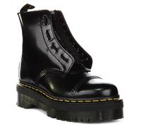 DR MARTENS Sinclair Anteriore Up Pelliccia Foderato Plateau Da Stivali Neri UK 3