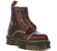 Dr Martens Sinclair Fiore con Lacci Donna Stivale Scuro Marrone EU 36-42