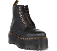DR MARTENS Sinclair Massimo Donna Zip Frontale Stivali IN Nero Taglia EU 36-42