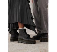 Dr Martens - Sinclair - Scarponcini unisex in pelle Nappa martellata con suola platform-Nero 43