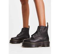 Dr Martens - Sinclair - Stivali in pelle Nappa martellata con suola platform-Nero 43