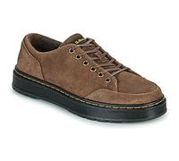 Dr. Martens Sneakers Brookline 6 Eye 6 Eye Shoe Dark Brown Bronx Suede in Marrone 48