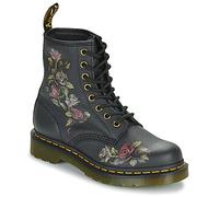 Dr. Martens Stivaletti 1460 DECAYED ROSES CLASSIC TUMBLED NAPPA in Nero 39
