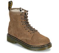 Dr. Martens Stivaletti bambini Serena J Dark Khaki Bronx Suede in Beige 28