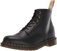 Dr. Martens 1460 - Black Greasy Nero - Donna Scarpe Stivaletti Stringati