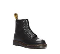 Dr Martens 1460 Metal Toe Plate Lunar Soft Zip Boot Donna In Nero EU 36-42