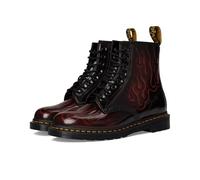 Dr. Martens Stivali da combattimento unisex per adulti, 1460 Inferno, Rosso ciliegia, 10 Women/9 Men