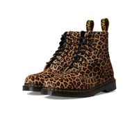 Dr. Martens Stivali da combattimento unisex per adulti, 1460 Pascal, Marrone chiaro Mini Leopard Spot, 5 Women/4 Men