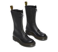 Dr. Martens Stivali da donna 1b99 in pelle con cerniera frontale, Nero, 5