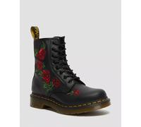 Dr. Martens Stivali Stringati 1460 Vonda Black Softy T in Pelle Nero Donna