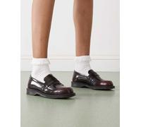 Dr Martens - Temara Kensington - Mocassini in pelle rosso ciliegia 42