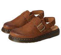 Dr. Martens Unisex Jorge II Sling Back Mule, Pelle Nabuk martellata marrone deserto, 10 US Women/9 US Men