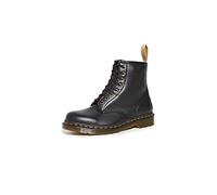 Dr. Martens - 1460 Vegan - Stivaletti unisex neri effetto invecchiato con 8 occhielli-Nero 42