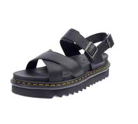 Dr. Martens Voss Ii - Sandali Platform In Pelle Nero - Taglia 36 [3 US 22cm]