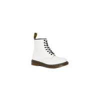 Dr. Martens White Leather Lace-Up Boots - EU37/US7