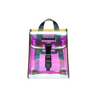 Dr. Martens Zaino Micro Box in pelle, Nero Iridescente Pu+felix Rub-off, Mini