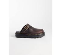 Dr. Martens - ZebZag - Sabot in pelle Crazy Horse marrone scuro 39