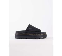 Dr- Martens - ZebZag - Sabot neri in camoscio-Nero 37