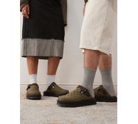 Dr. Martens - ZebZag - Sabot unisex trapuntati verde kaki 36