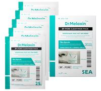 Dr. Melaxin BP Pore Clear Mask Pack, Maschera detergente per il viso, 5x25g