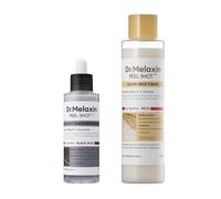 Dr. Melaxin - Peel Shot Exfoliating Black Rice Ampoule - 80ml (1ea) & Peel Shot Glow Rice Toner - 200ml (1ea) Set