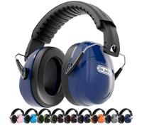 Dr.meter Cuffie Antirumore 31 dB, Protezione Uditiva per Adulti e Bambini, per Autismo e Sensibilità Sensoriale, Ideali per Tiro al Poligono, Tagliaerba, Monster Jam e Concentrazione, Blu Scuro