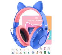 Dr.meter Cuffie Auricolari Bambini, Cuffie Antirumore Bambini 32dB SNR con Adesivi, Cuffie Protettive per Autismo e Sensibilità Sensoriale Protezione Udito per Concerti e Fuochi d'Artificio Blu Scuro