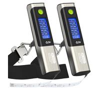 Dr.meter Pesa Valigia da Viaggio,Bilancia Valigia con Metro a Nastro 2 PACK Funzione di Tara Batteria Inclusa, LCD Display per Viaggi All'aperto Casa 110 lb / 50 kg Ideale per Viaggi, Casa e Outdoor