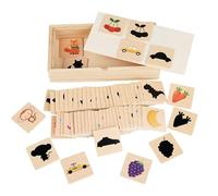 Dr. MUYA® Giochi Montessori 2 3 4 5 Anni, Gioco di Abbinamento delle Forme, Giochi in Legno, Educativi, Motricità Fine, Coordinazione Occhio-Mano, Regalo Bambino Bambina 2-5 Anni