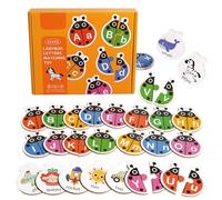Dr. MUYA® Giochi Montessori 3 4 5 6 Anni, Giocattolo con Lettere, Giochi in Legno, Giochi Bambina 3 Anni, Giochi Educativi, Regalo Bambino Bambina 3-6 Anni