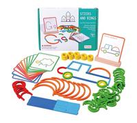 Dr. MUYA® Giochi Montessori 3 4 5 6 Anni, Giochi Bambini 5 Anni, Puzzle Bambini 4 Anni, Tangram, Educativi, Regalo Bambino Bambina 3-6 Anni
