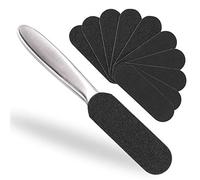 Dr.nail - Scrubber per piedi in acciaio inox, per pedicure e pedicure, strumento professionale per la pelle morta, per tallone screpolato