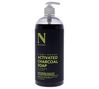 Dr Natural Activated Charcoal Citrus Scented Multi-Purpose Liquid Soap for Hands or Body Made with Organic Shea Butter and Natural Essential Oils Paraben Sulfate and Dye Free 944ml