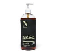 Dr Natural - Organic Pure Black Soap Multi-Purpose Liquid Soap Made with Real Shea Butter and Essential Oil Use as a Body Wash, Shampoo, Facial Cleanser or Hand Soap 944ml
