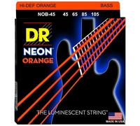 DR NOB-45 Neon Orange Medium 045/105 Muta 4 Corde Basso Elettrico 045/105