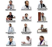 Dr Novzaradan 12 Pezzi Magneti Frigorifero Divertenti, 1200 Kcal, Dieta Tedesca, Idea Regalo Creativa