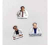 Dr Nowzara-dan - Magnete per frigorifero, promemoria per la perdita di peso, morbido, magnetico, per frigorifero, dieta, decorazione per frigorifero, accessori magnetici per frigorifero e auto