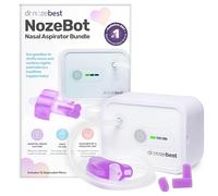 Dr. Noze Best - NozeBot | Aspiratore nasale elettrico per bambini | Aspirazione di grado ospedaliero | Ventosa nasale e aspirapolvere nasale | Sicuro per neonati e bambini piccoli (congestione da