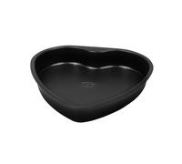 Dr.Oetker 1478 Tradition Teglia Cuore, Alluminio Pressofuso, Nero, 24 cm