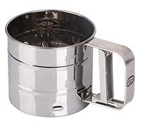 Dr. Oetker 1974 setaccio per Farina, Acciaio Inox, Argento, 10,5 x 10,5 x 10 cm