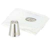 Dr. Oetker 1995 - Beccuccio a forma di rosa + 4 sacchetti usa e getta, colore: Argento/Trasparente