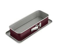 Dr. Oetker Comfort Cerniera, Rettangolare, Stampo per Torta, Alluminio, Rosso