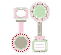 Dr.Oetker 3223.0 Set 16 Etichette per barattoli, rimozione Senza residui (Colore: Multicolore), quantità: 1 Pezzo, Cartone, 16 x 12 x 0,1 cm