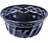 Dr. Oetker Teglia da forno Guglhupf, diametro 22 cm, smaltata, resistente a tagli e graffi, per ciambelle smaltata, da 22 pezzi, colore blu scuro, rotonda
