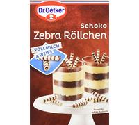 Dr.Oetker Cioccolato Zebra Rotoli, 5er Pacchetto (5 x 75 G