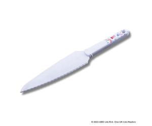 Dr. Oetker Coltello per torta Peppa Pig - Coltello in plastica per bambini - perfetto per compleanni di bambini e fan di Peppa Pig - robusto e adatto ai bambini