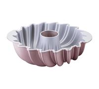 Dr. Oetker Creative - Stampo rotondo Sun - Ø 24 x 8,5 cm, 2100 ml, di alta qualità per ciambella, rivestimento antiaderente e senza PFAS, colore oro rosa, resistente al calore fino a +230 °C